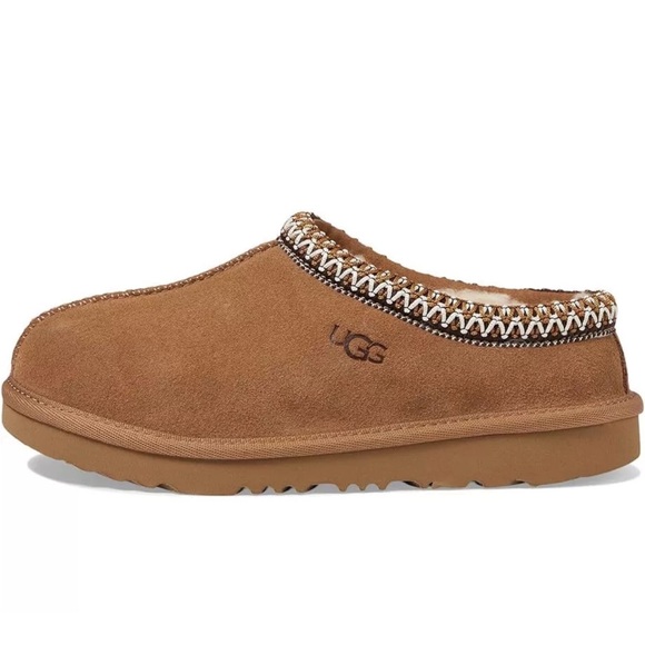 UGG Tasman II Slipper Big Kids Suede Upper 1019066K Chestnut 100% Original New - Picture 2 of 14